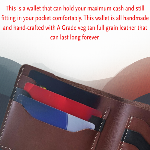 Full Grain Genuine Leather Wallet for Men