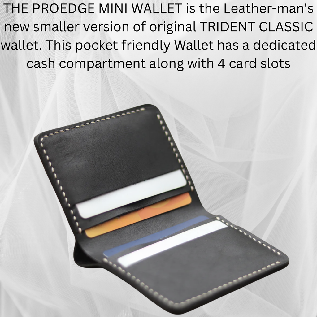 Trident  Mini Black Wallet